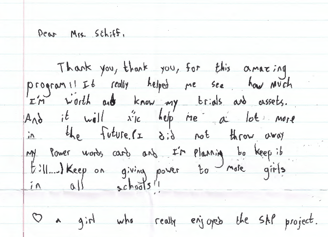 Student Impact Letter 8
